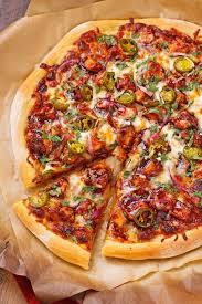 Bbq Chicken Pizza Recipe Little Spice Jar Recipe Chicken Pizza Recipes Bbq Chicken Pizza Chicken Pizza