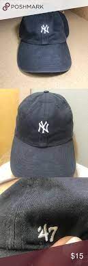 Small Logo New York Yankees Hat New York Yankee Hat Yankees Hat Urban Outfitters Accessories