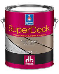 Sherwin williams superpaint is a paint and primer in one, so the higher price tag on this can also include the primer cost. Superdeck Exterior Deck Dock Coating Sherwin Williams