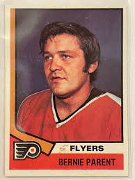 1974 Topps Hockey Bernie Parent #60 Hockey Philadelphia Flyers Sharp  Centered