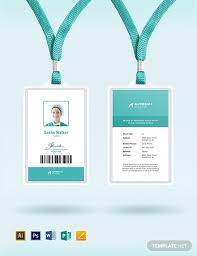Hospital Staff Id Card Template Word Doc Psd Apple Mac Pages Illustrator Publisher Employee Id Card Id Card Template Card Templates Free