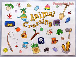Animal Crossing Doodle Ideas Animal Crossing Doodles Bullet Journal Layout