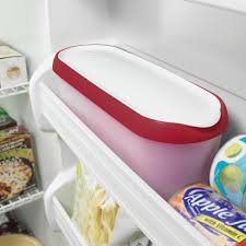 Tovolo 1.5 qt. Cayenne Glide-A-Scoop Ice Cream Tub, Insulated, Airtight  Reusable Freezer Container With Non-Slip Base-55001-400 - The Home Depot