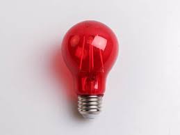 Philips Non Dimmable 4 Watt Red A19 Filament Led Party Bulb 4a19 Led Red G E26 Nd Bulbs Com
