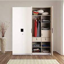 In that case a fitted wardrobe might be the best solution since you can select the dimensions that work best for your space, another option is a smaller size, 1 to 2 doors wardrobe, which can easily fit in a limited space. Hometown Edwina Engineered Wood Four Door Wardrobe In White High Gloss Colour Amazon In Furniture