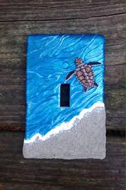 Baby Loggerhead Sea Turtle Light Switch Cover Platesea Turtle Etsy Turtle Painting Sea Turtle Painting Sea Turtle Art