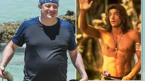 Robert de niro, leonardo dicaprio, and emmy. Brendan Fraser Looks Unrecognisable On Beach Holiday In Barbados After Claiming Doing His Own Movie Stunts Ruined His Body Mirror Online