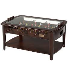 It comes with a total of six rows, three rows for each player. Barrington 42 Furniture Foosball Soccer Coffee Table Brown From Barrington Accuweather Shop