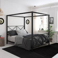 (+ frame color and bed size) free shipping 4. Dhp Rosedale Canopy Bed Canopy Bed Frame Black Canopy Beds Metal Canopy Bed