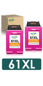 The unmatched reliability of original hp ink cartridge means consistent convenience and better value. Amazon Com Neiber Remanufactured Ink Cartridge Replacement For Hp 61xl 61 Xl Black 2 Pack Work With Envy 4500 4502 5530 Deskjet 2512 1512 2542 2540 2544 3000 3052a 1055 3051a 2548 Officejet 4630 Printer Electronics