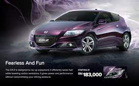 11, jalan 16/11 pusat dagang seksyen 16 46350 petaling jaya, selangor. Honda Cr Z New Price With Tax Revealed From Rm183k Paultan Org