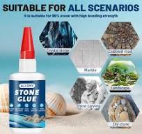 Allony Colla per Marmo, Colla per Ceramica, Colla per Plastica, Resistenza  Alle Alte e Basse Temperature, Adesivo Istantaneo per Riparare e Incollare  ...