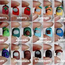 Among Us Fruit Chocolate Edition Cute Adorable Clay Charm Keychain Handmade Clay Charms Polymer Clay Jewelry Diy Clay Jewelry Diy