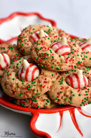 These soft and chewy sugar cookies are so easy to make! Gluten Free Christmas Sugar Blossom Cookies Dairy Free Option Mama Knows Gluten Free