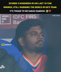 He is far better than gill 💔 . @cskaddicts7 . [ Sanju Samson, shubhman  gill , csk , Indian cricket team , ind vs sa ]