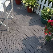 Plastic floor tiles for garden. 6pcs Wood Plastic Composite Decking Timber Flooring Deck Tiles Outdoor Garden Walmart Canada