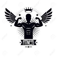 Cerca tra milioni di immagini, fotografie e vettoriali a prezzi convenienti. Vettoriale Palestra E Il Logo Del Modello Di Fitness Retro Emblema Vettore Stilizzata O Distintivo Con Le Ali Con Silhouette Bodybuilder Image 79512342