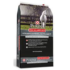 Normally horses will provide themselves with all the vitamins they need if they have a good basic diet (even if its pasture only) and access to daylight etc and they can create vitamins within themselves and also. Purina Free Balance 12 12 Vitamin And Mineral Horse Supplement 25 Lb At Tractor Supply Co