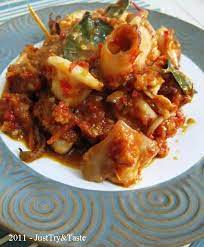 Resep Cumi Cumi Sambal Merah Resep Masakan Makanan Dan Minuman Resep