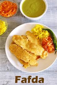 Fafda Recipe How To Make Gujarati Fafda Gathiya Recipe