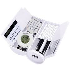 Newmebox Multifunctional Pencil Box Large Capacity Pencil Cases Pen Box With Mirror Calculator For Boys Girls School Stationery Aliexpress In 2020 Pen Holders Stationery Stationery Pens