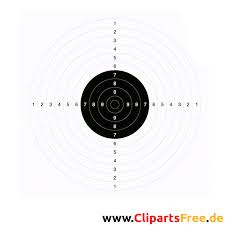 Zielscheiben 14x14cm ausdrucken kostenlos : Schiessscheibe Zielscheibe Vorlage Zum Drucken