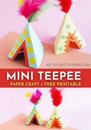 Bean teepees offer a quick, convenient way of providing support for pole beans, or even scrambling varieties of pea. Mini Paper Teepee Craft Decorations For Thanksgiving
