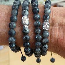Emerald is 20th anniversary gemstone and a 55th anniversary gemstone. Bracelet Larvikite Reglable Pierres Bijoux Mineraux Merignac