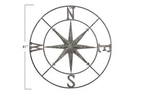 Gallery wrap canvas, framed fine art prints, framed canvas art Large Distressed Iron Metal Compass Wall Decor 41 Inch Walmart Com Walmart Com