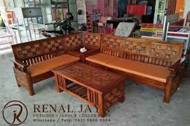 Detail ukuran kursi sudut kayu. Renal Jaya Kursi Tamu Sudut Inspirasi Model Kursi Sudut Dari Kayu Jati