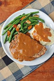 Meatloaf With Gravy Emily Bites Recipe In 2020 Meatloaf With Gravy Meatloaf Recipes