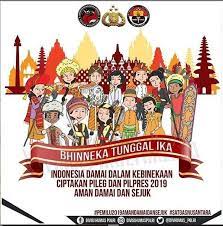 Bhineka Tunggal Ika Divisihumaspolri Hmspoldajateng Humasrespemalang Abdinega Gambar Sketsa Animasi