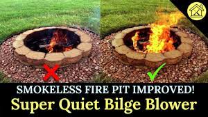 Build this simple fire pit for just $50. Smokeless Fire Pit Improved Youtube