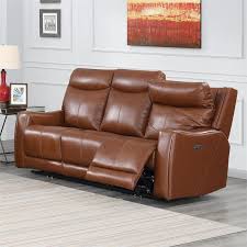Browse our great prices & discounts on the best recliner chairs. Natalia Caramel Leather Power Recliner Sofa Walmart Com Walmart Com
