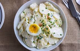 Drain then and set aside for 15 minutes to cool. No Mayo Potato Salad Recipe Eatwell101