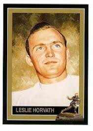 Les Horvath Ohio State Buckeyes 1944 Heisman Trophy winner card
