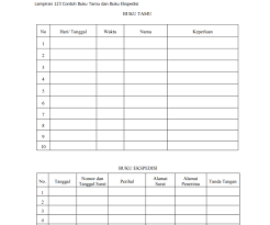 Contoh format buku pelaksanaan kegiatan sosial sekolah. Contoh Format Buku Tamu Dan Buku Ekspedisi Di Sekolah Antapedia Com