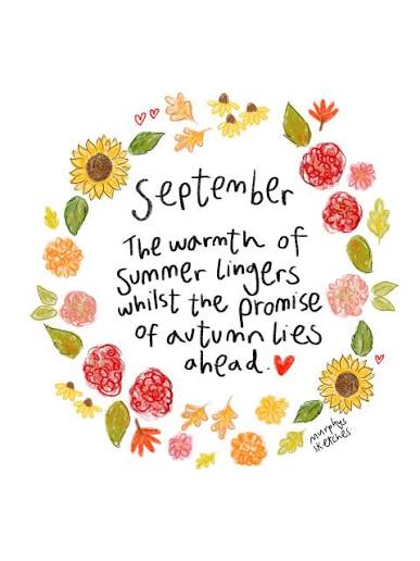 Hello September ☺️🍁🧡☕️📕 I won't lie I'm sad to leave this summer behind, but I believe in trying to find the joy in each season and so I'm trying to see this
