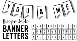 Free printable alphabet and number templates to use for crafts and other alphabet and number learning activities. Banner Templates Free Printable Abc Letters Paper Trail Design