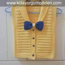 Erkek Bebek Yelekleri Kolay Orgu Modelleri Erkek Bebek Bebek Yelek Baby Knitting Patterns