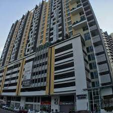 The kitchen features a fridge. Ipoh Majestic City Garden Homestay Posts Facebook