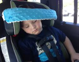 Toddler S Car Seat Head Support Head Band By Nonods On Etsy Bambini Auto Cucito Per Bambino Seggiolini Auto