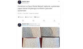 Çakıcı, erdoğan'a, tehdit dolu mektuplar yazmıştı. Alaattin Cakici Dan Kilicdaroglu Na Tehdit Seni Bakla Kazigi Ile Tanistirim Guncel