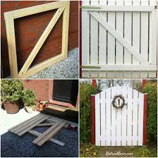 Gartentor Diy Garden Gates Backyard Door Pallets Garden