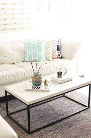 Amazing gallery of interior design and decorating ideas of two coffee tables in living rooms, decks/patios by elite interior designers. How To Style A Coffee Table Like An Interior Designer Kristi Murphy Diy Blog