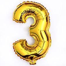 40 Inch Gold Number 3 Balloon Birthday Party Decorations Helium Foil Mylar Number Balloon See This Great Number Balloons Birthday Number Balloons Balloons