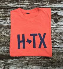 Houston Texas Htx Orange Unisex Tee Houston Shirt Texas Shirts Texas Clothing