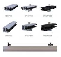 customized Thin Film Solar Clamp Frameless Solar Mid & End ...
