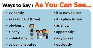 16 synonyms for « also ». As You Can See Synonym 23 Useful Ways To Say As You Can See My English Tutors
