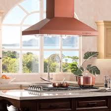 Looking for the best island range hoods models to suite your kitchen? Zline 36 In Designer Series Copper Island Mount Range Hood 8kl3ic 36